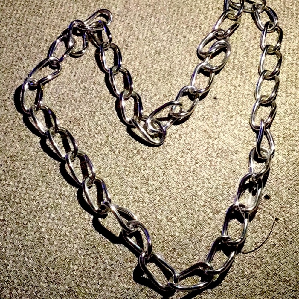 Unisex silver chain